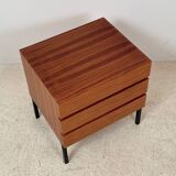 Chest of drawers or bedside table in rosewood 1950