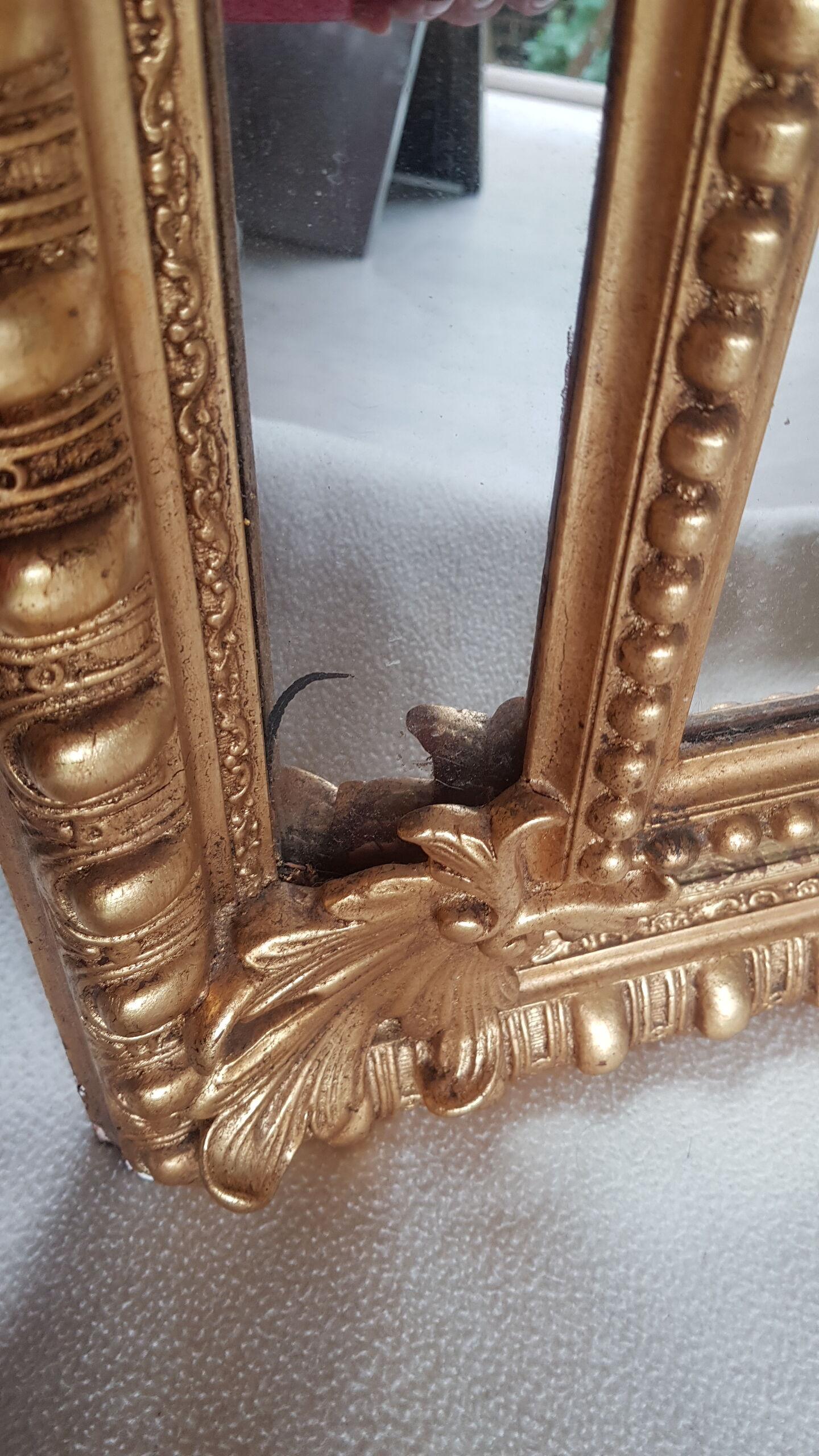 Golden parclose mirror