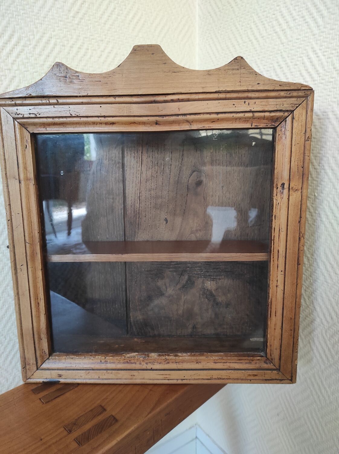 Old cherry display case