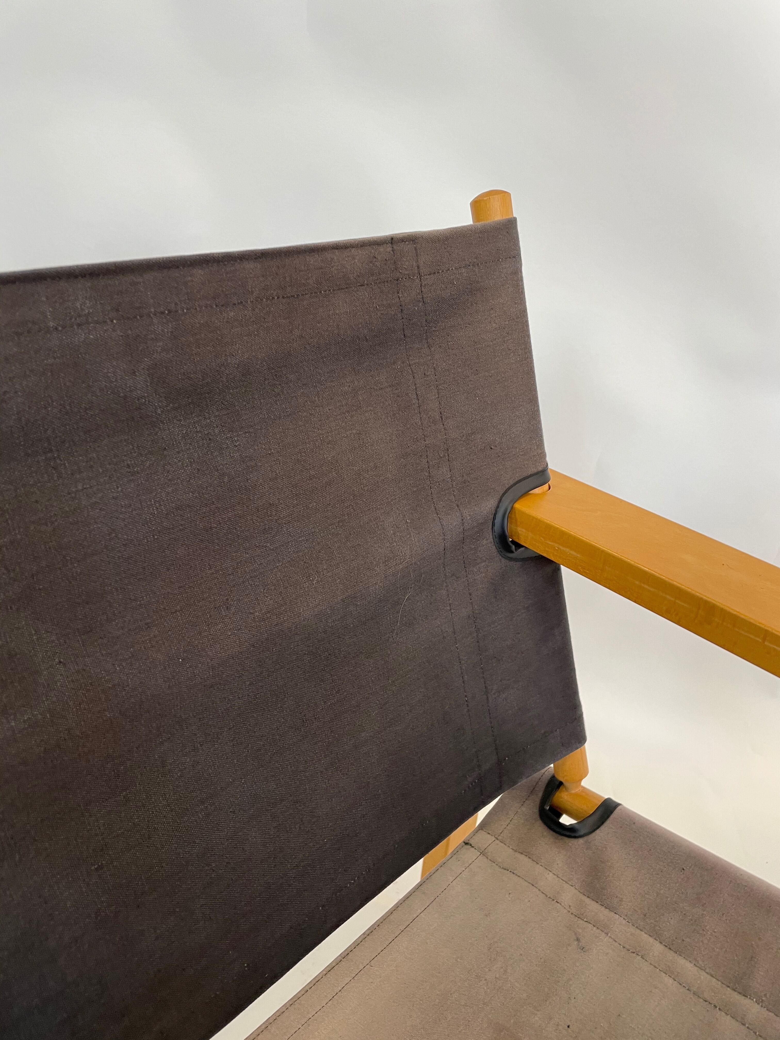 Vintage Safari Chair 1980s Hyllinge Møbler Denmark