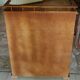 Secretary desk with a teak curtain roll down