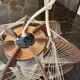 Scandinavian wooden and wire suspension