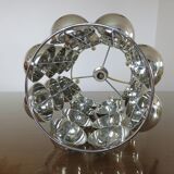 "Half spheres" lamp in chrome polycarbonate 70s