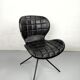 Zuiver black leather chair