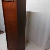 Old vintage curtain filing cabinet