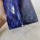 Vintage Blue Ceramic Vase: Hand-Painted Galaxy Glaze, 1970s Home Decor