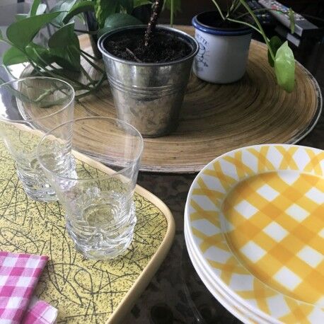 Yellow Glasgow Plates