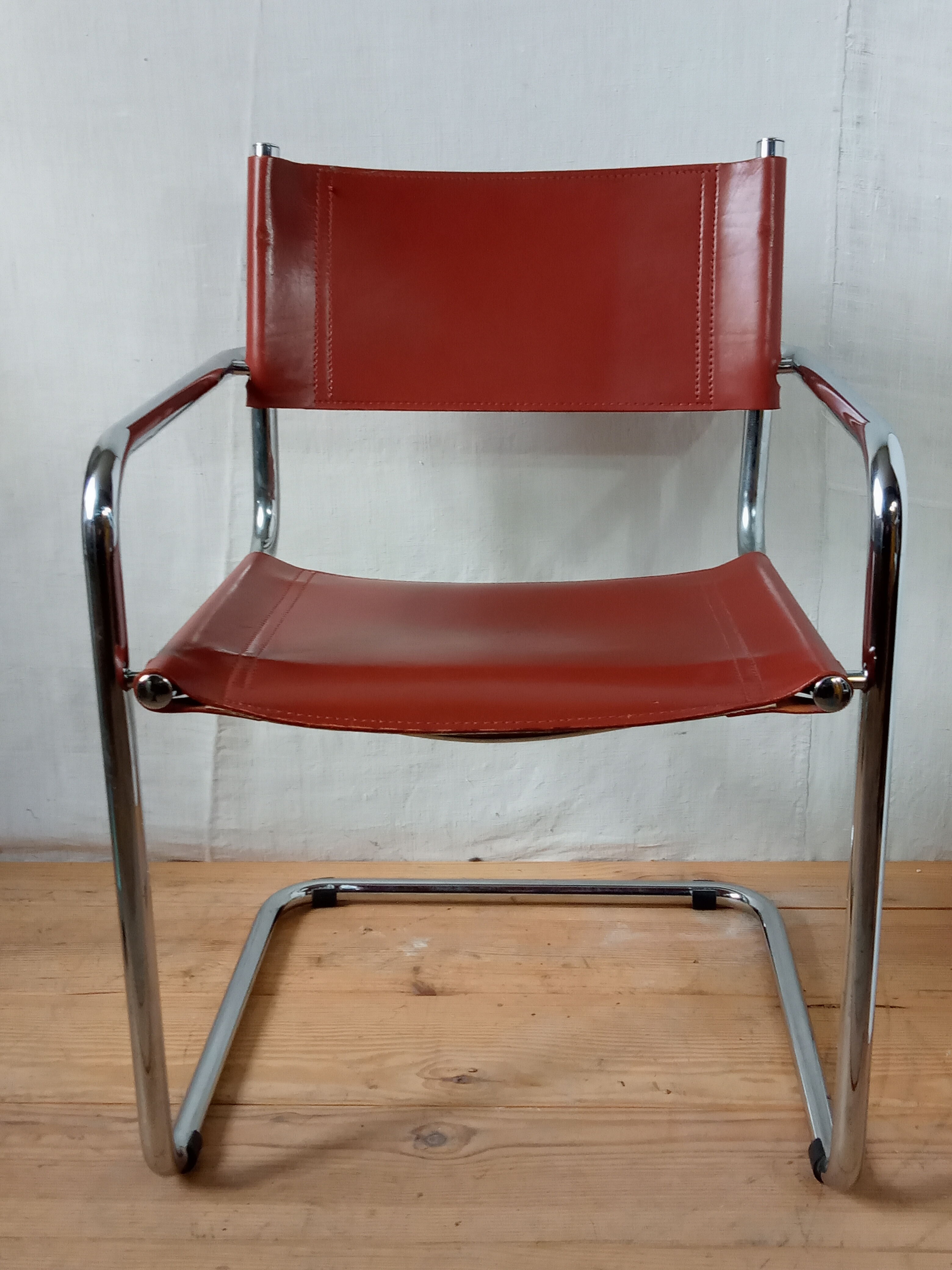 Leather armchair from the 70