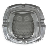 Owl ashtray in Arques crystal