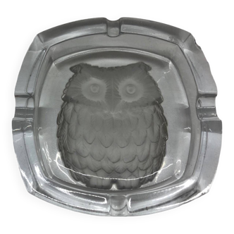 Owl ashtray in Arques crystal