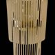 Large Sciolari wall lamp with opaque glass and gilded structure, Italy 1970