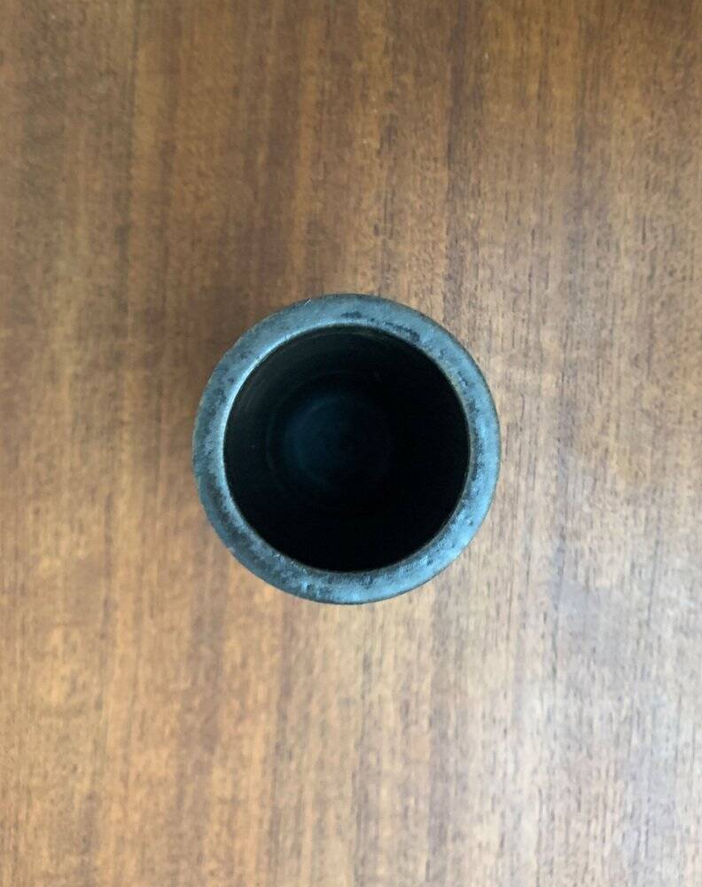 Vase de poterie de studio brutaliste allemand du milieu du siècle de Petra Töpferei, années 1960