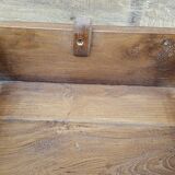 Old Burmese teak bedside table