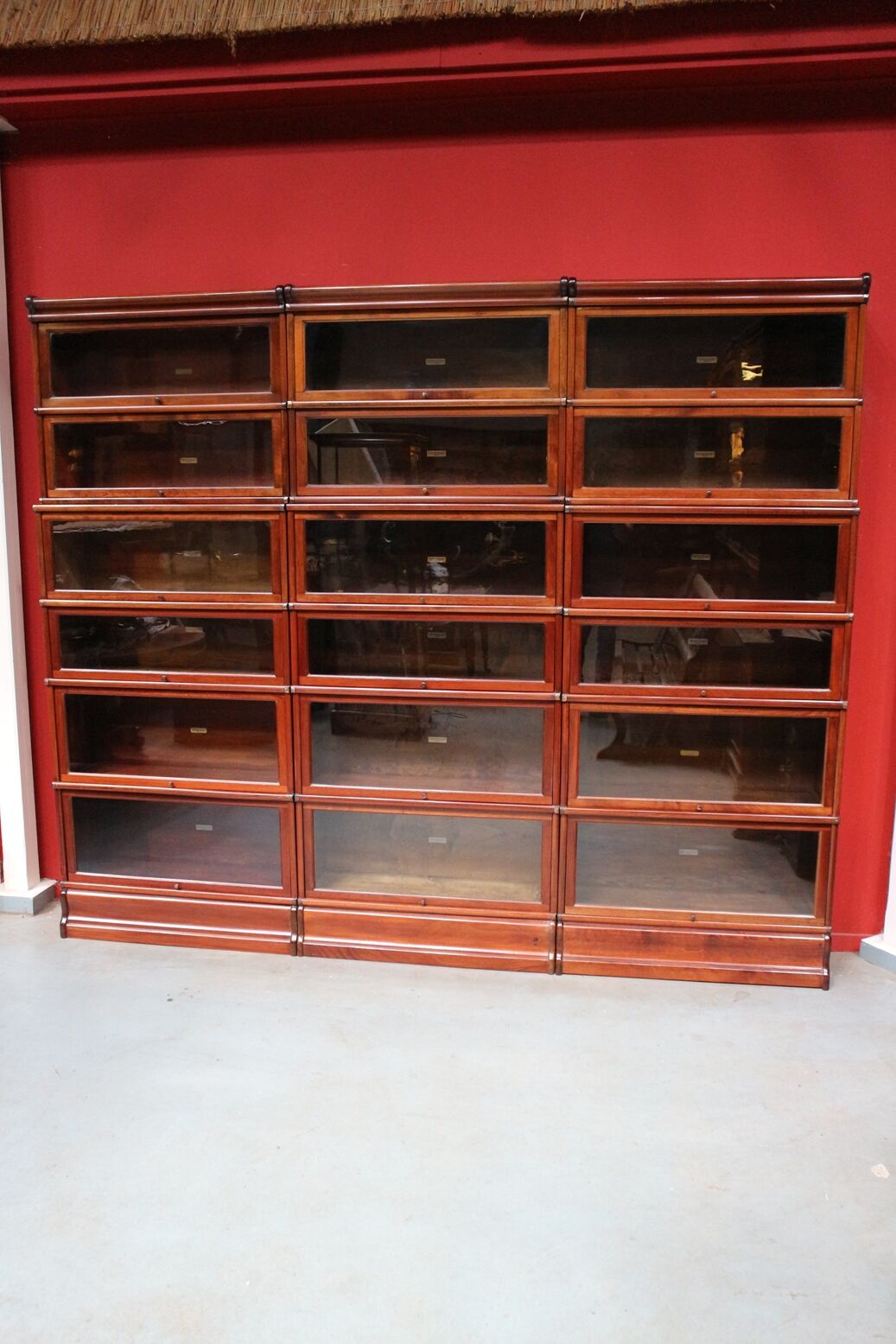 Antique mahogany bookcase