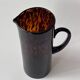 Dior Style Tortoiseshell Blown Glass Pitcher Vase