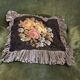 Vintage velvet cushion