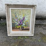 Tableau Nature Morte Fleurie XX  – Signé
