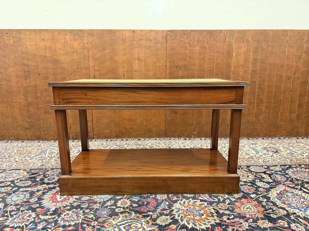 Classic English Chesterfield Side Table