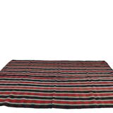 7x10 Kilim Red & Green Striped  Kilim Rug, 202x312Cm