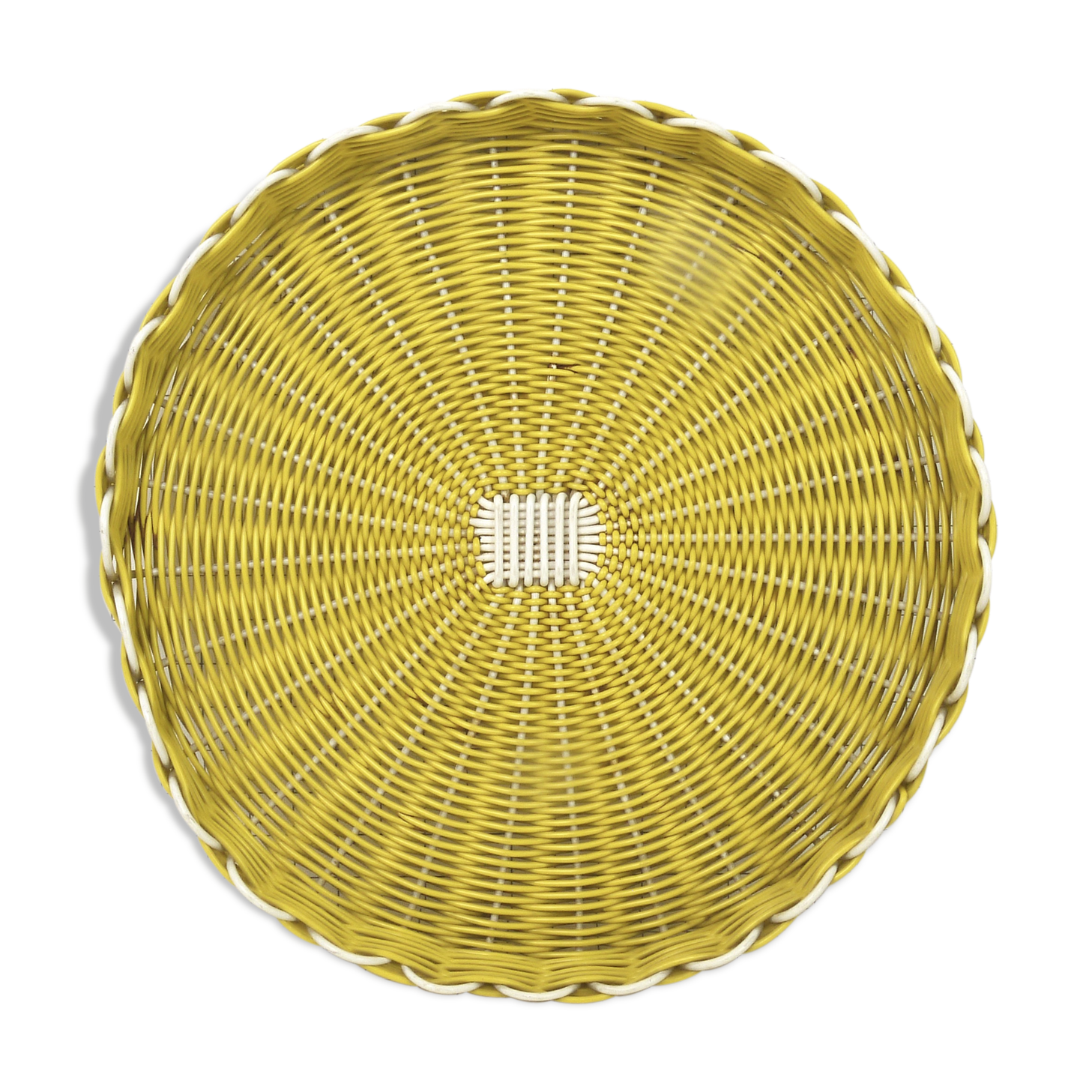 Yellow scoubidou plateau