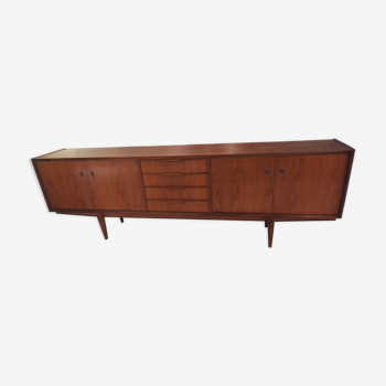 Enfilade scandinave en palissandre par Arno années 1960