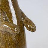 Valérie Courtet, Otter in chamotte and enameled stoneware. Contemporary work