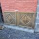 Pair of old solid oak doors