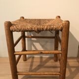 Light wooden stool