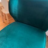 2 fauteuils Wayne velours vert