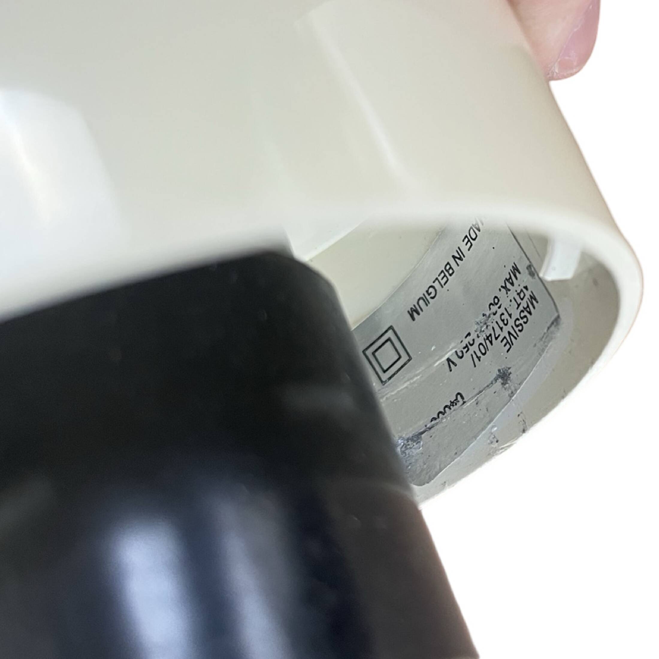 Modernist bedside lamp, Massive Belgium, 1970s.