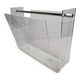 Vintage transparent plexiglass magazine rack – Design by David Lange – 70s/80s