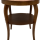 Art deco side table, copper top 1930s