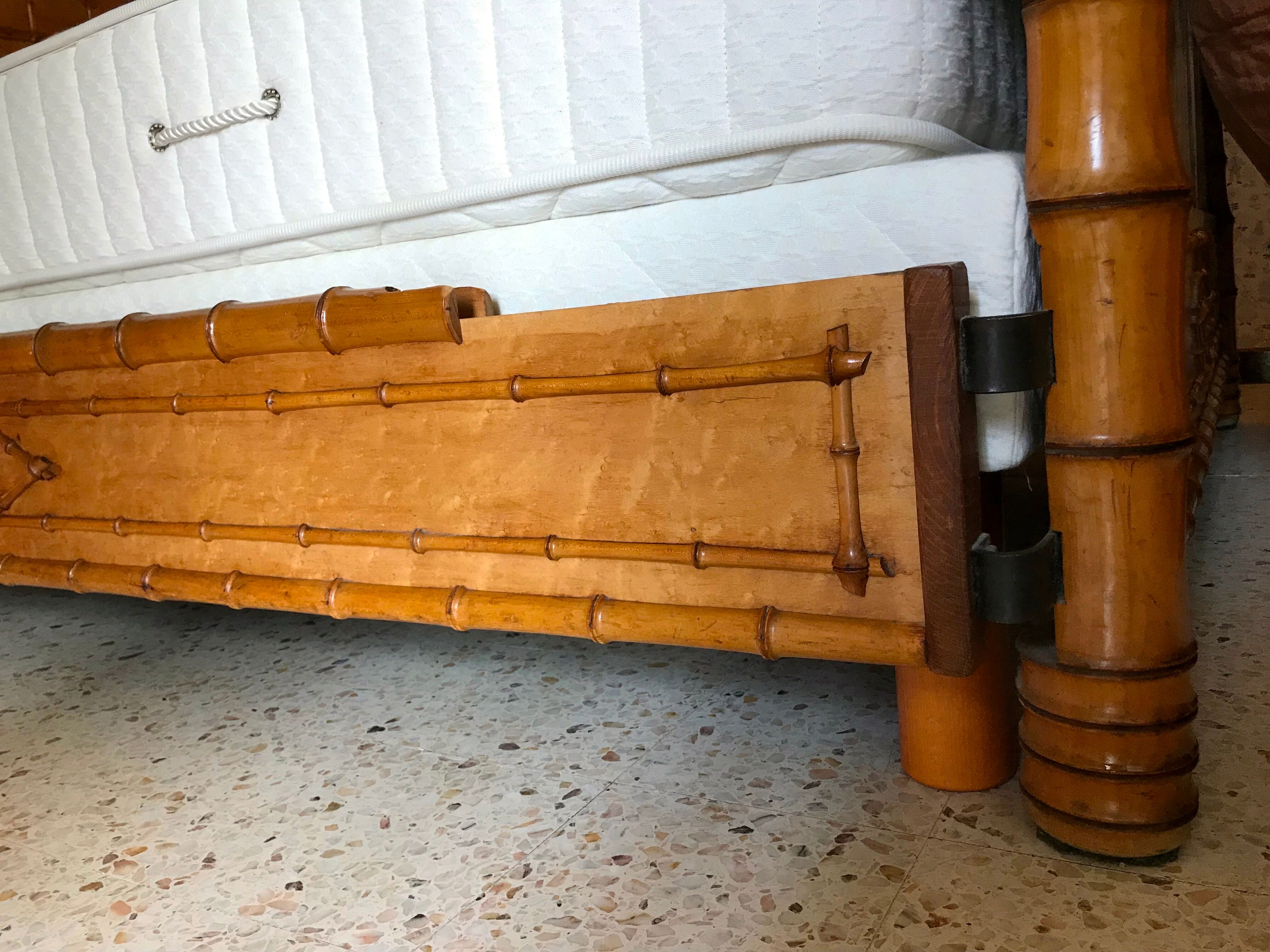 Bed bamboo collection circa 1870 Napoleon III