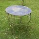 Mid century painted iron patio or garden table, 1960s
