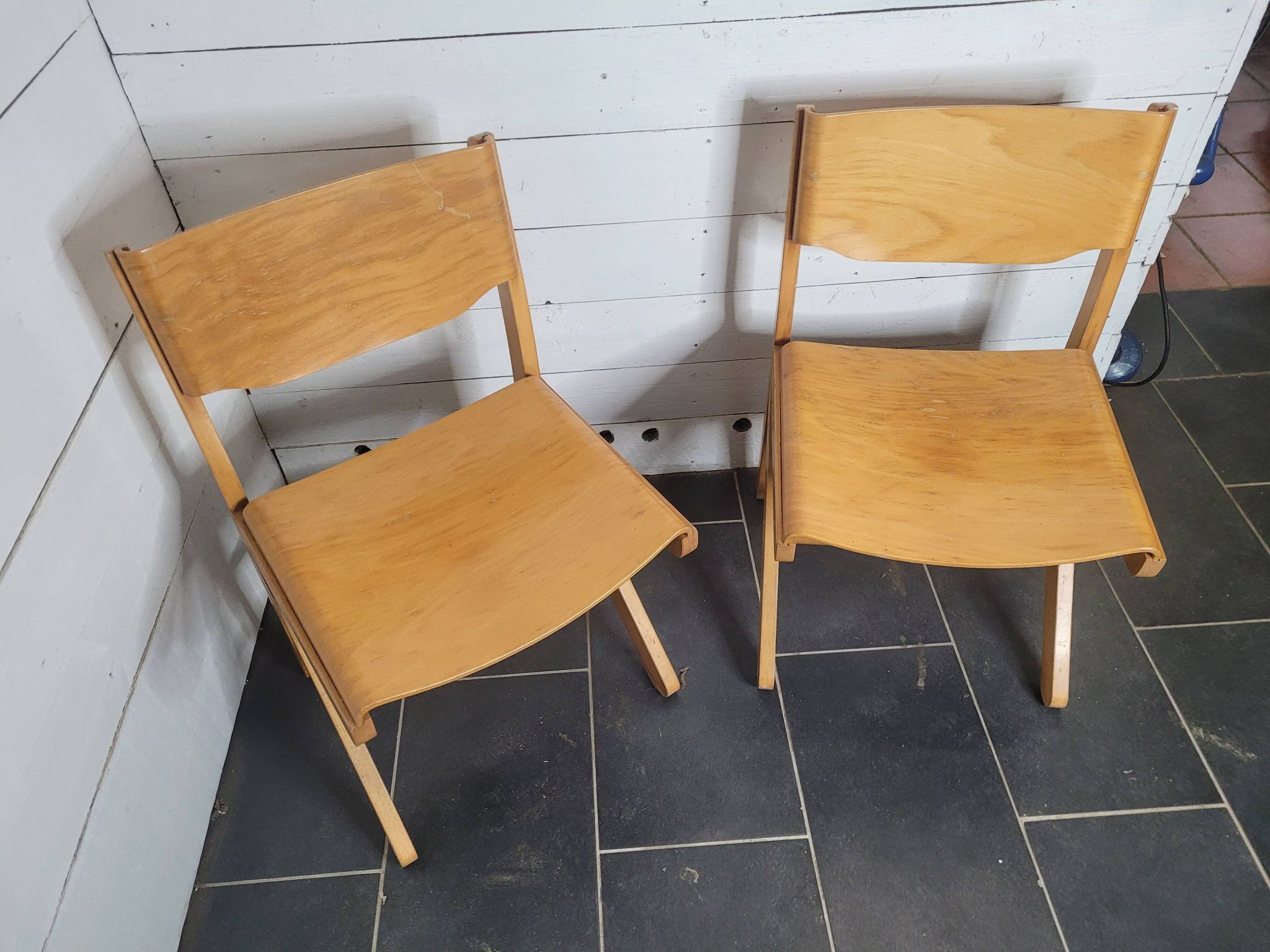 Pair of baumann chairs