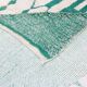 Large Azilal rug 305 x 210 cm – Moroccan wool rug in emerald green with graphic Berber patterns, GD-983