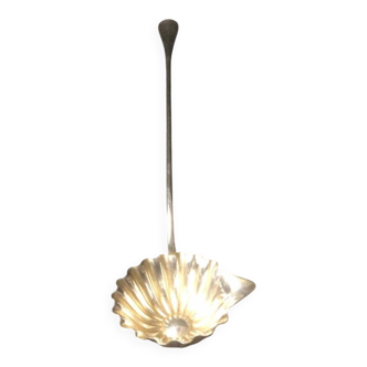 A fine silver-plated Art Nouveau sauce spoon/punch ladle, made by S.F.A.M.,