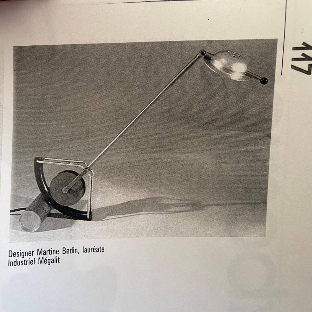 Lampe Gedeon de Martine Bedin pour Megalit, France, 1985