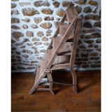 Chaise escabeau ancienne