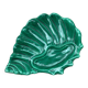 Vallauris green ceramic pocket tray