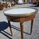 Louis XVI style bouillotte table in mahogany