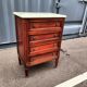 Chest of drawers style louis xvi marble top