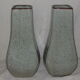 paire de grands vases porcelaine céladon vert craquelée  XIX ème - XX ème