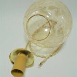 Gold glass pendant light