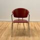 Suite de 8 chaises en cuir design