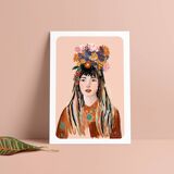 Illustration « Reines 01 » A4