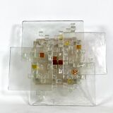 Mid-Century Murano Glass wall light by Albano Poli for Poliarte. Italy 1970s