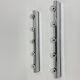 Set of 2 Targetti Sankey chrome wall lamps, 1970s