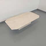Vintage travertine coffee table from the 70s 80s