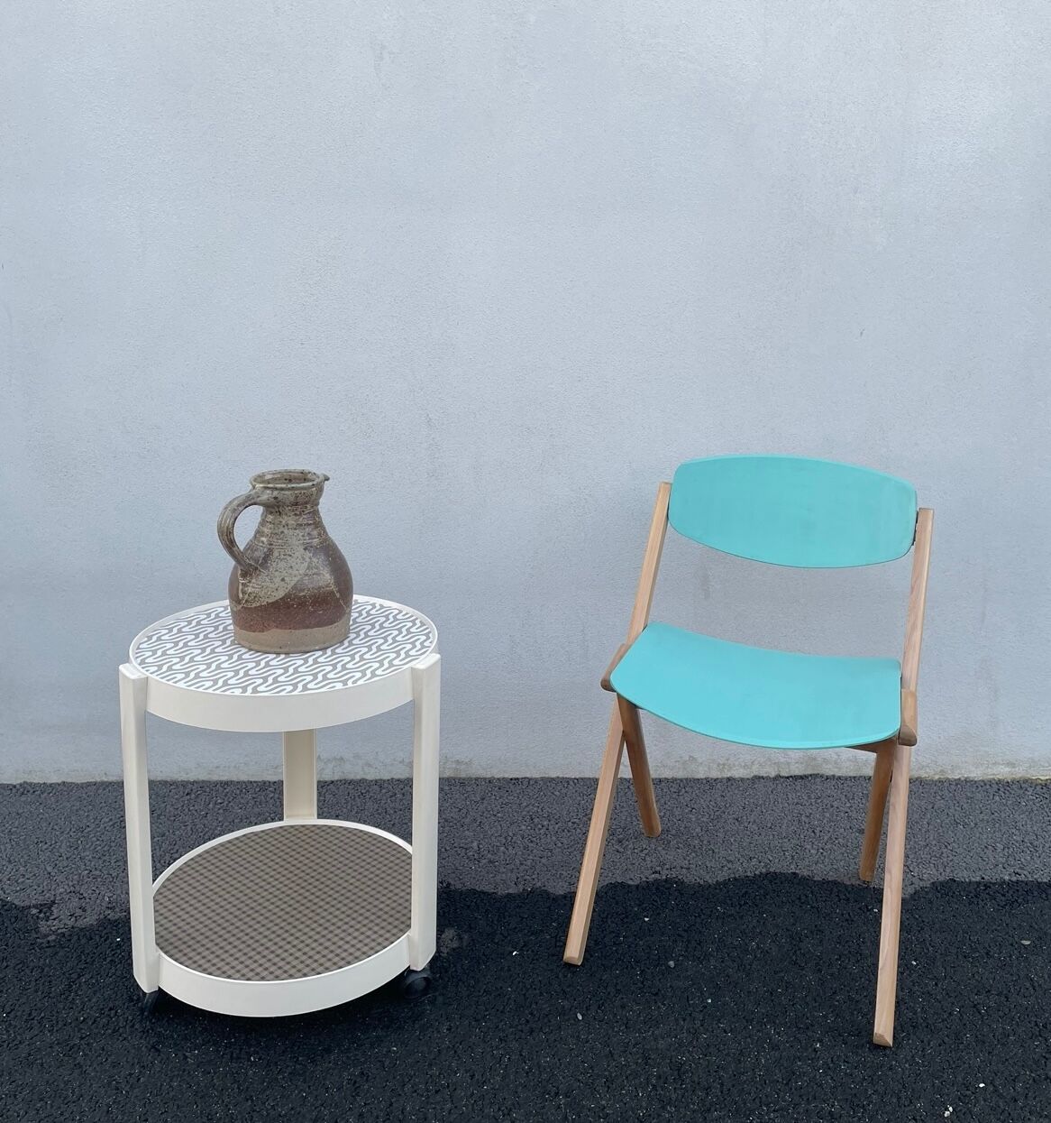 Stoneware pitcher by Pierre Digan